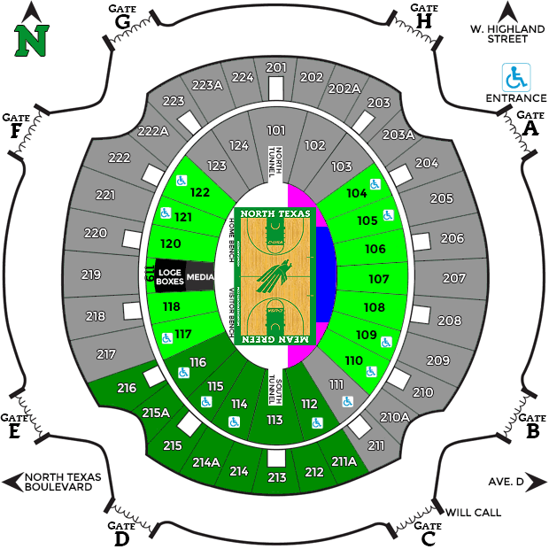 Unt Stadium Seating Chart